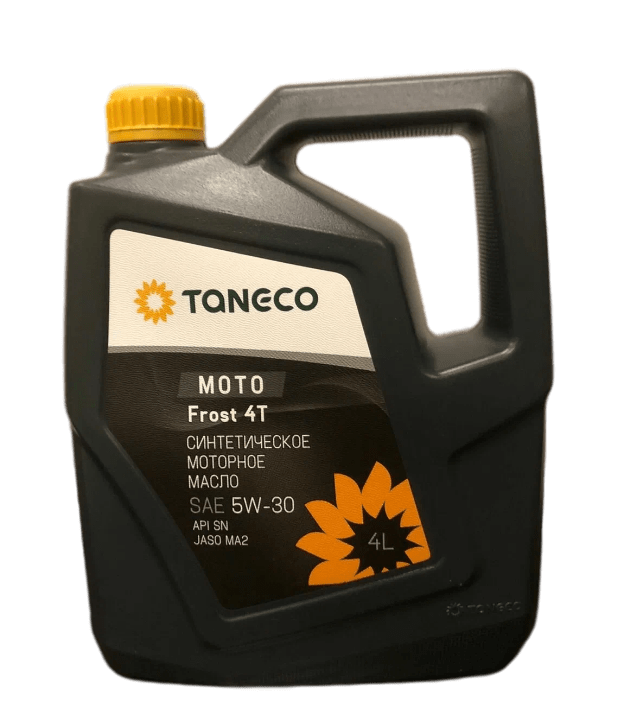 Масло моторное синтетическое «TANECO MOTO Frost 4T» SAE 5W-30 канистра 1 л